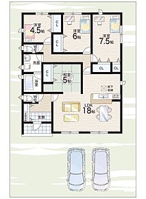 ○広陵東小学校・・・徒歩2分 ○広陵中学校・・・徒歩21分 