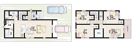 ○長等小学校・・・徒歩19分 ○皇子山中学校・・・徒歩7分 
