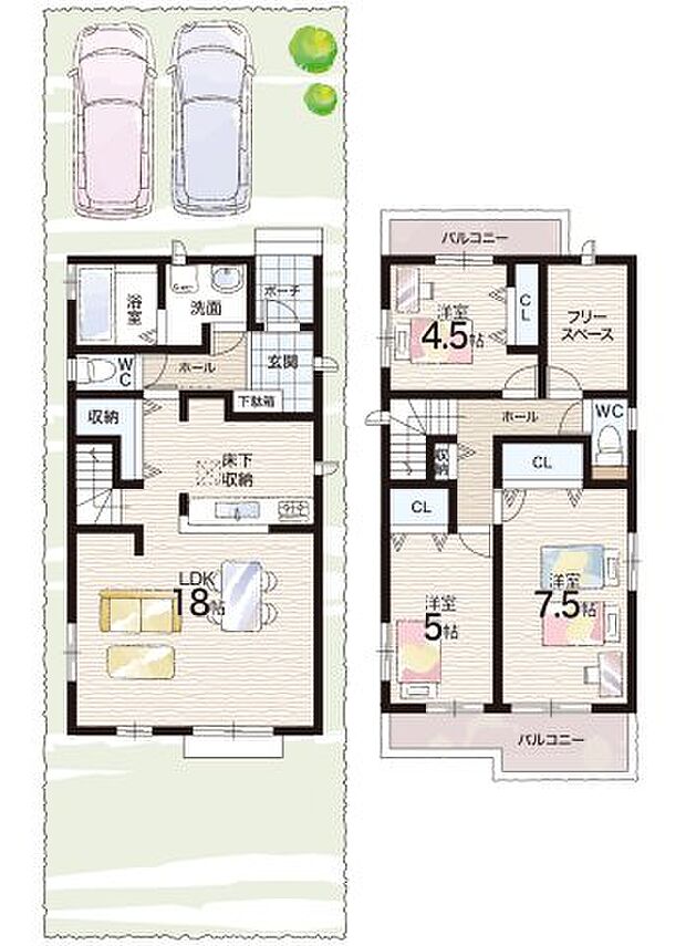 【3LDK】○園和北小学校・・・徒歩7分 ○園田東中学校・・・徒歩15分