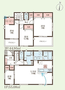 ○東登美ヶ丘小学校・・・徒歩2分 ○登美ヶ丘北中学校・・・徒歩7分 