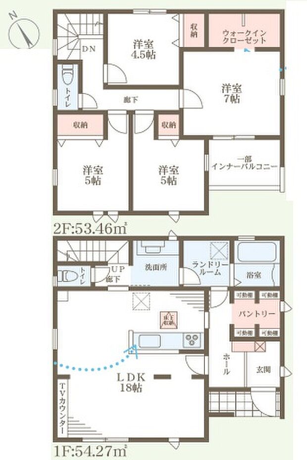 【4LDK】○治田西小学校・・・徒歩3分 ○栗東西中学校・・・徒歩17分