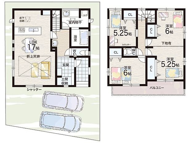 【3LDK】○笹原小学校・・・徒歩13分 ○笹原中学校・・・徒歩15分