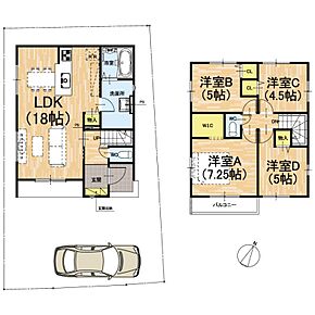 ○久世小学校・・・徒歩12分 ○東城陽中学校・・・徒歩14分 