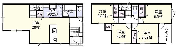 【4LDK】○富雄北小学校・・・徒歩14分 ○富雄中学校・・・徒歩12分