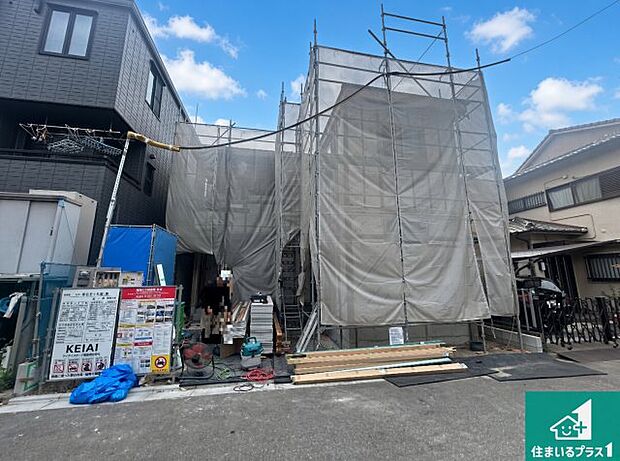 【外観】現在建築中!落ち着いた街並みで新生活を始めることが出来そう!周辺の物件も併せてご紹介させて頂きます!