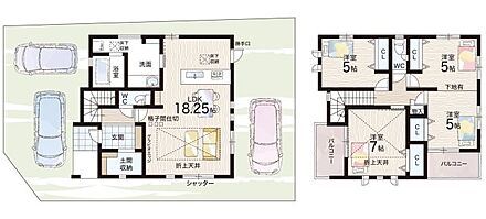 ○唐崎小学校・・・徒歩10分 ○唐崎中学校・・・徒歩14分 