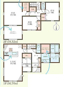 ○新庄小学校・・・徒歩8分 ○新庄中学校・・・徒歩9分 