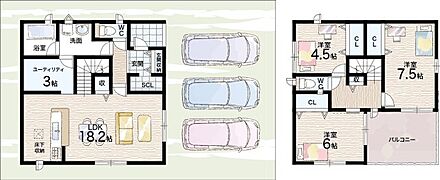 ○平群小学校・・・徒歩8分 ○平群中学校・・・徒歩15分 