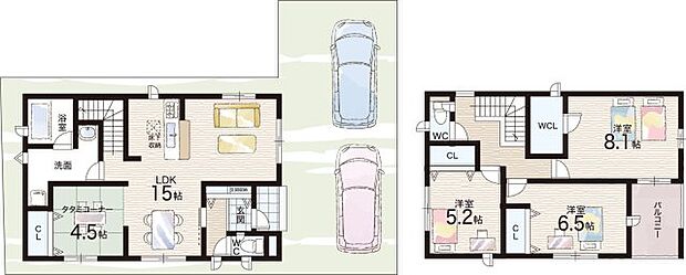 【3LDK】○堀溝小学校・・・徒歩9分 ○第七中学校・・・徒歩25分