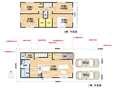 ○玉串小学校・・・徒歩13分 ○花園中学校・・・徒歩8分 