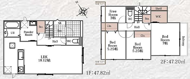 【3LDK+S(納戸)】○末広小学校・・・徒歩10分 ○佐野中学校・・・徒歩15分