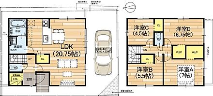 ○山田小学校・・・徒歩5分 ○中宮中学校・・・徒歩11分 