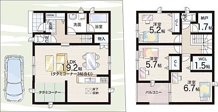 ○川越小学校・・・徒歩4分 ○東香里中学校・・・徒歩20分 