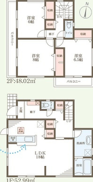 【3LDK】○相楽小学校・・・徒歩2分 ○木津中学校・・・徒歩4分