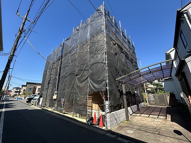 現地外観(建築中)
