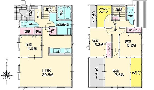 【間取図】