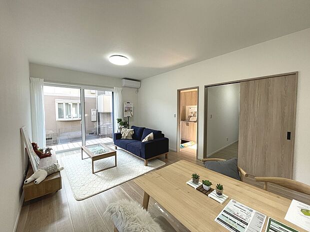 【【B号地】リビング】カーテンレール・網戸・シャッター・リビングエアコン標準装備！