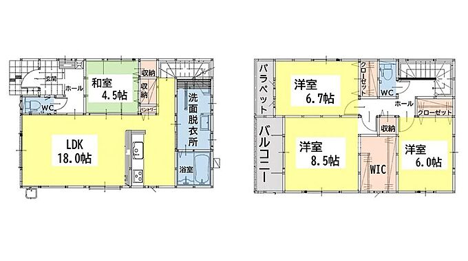 【1号棟】間取図