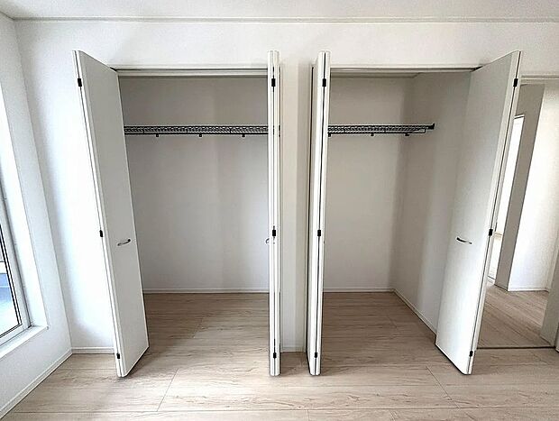 【【2号棟】クローゼット】全居室収納付き！