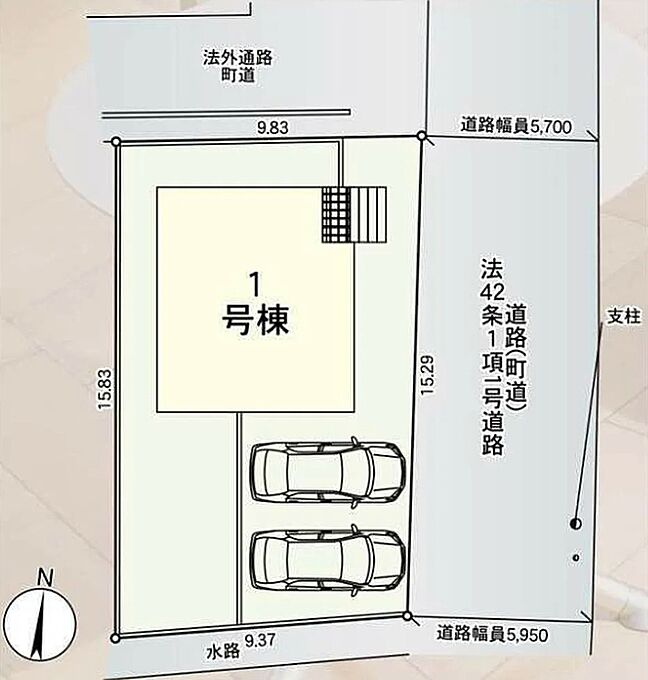 【区画図】