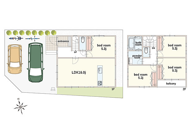 【参考プランをご紹介!】【参考プラン】22号棟参考プラン/建物面積:89.43平米/建物価格:2030万円(税込)