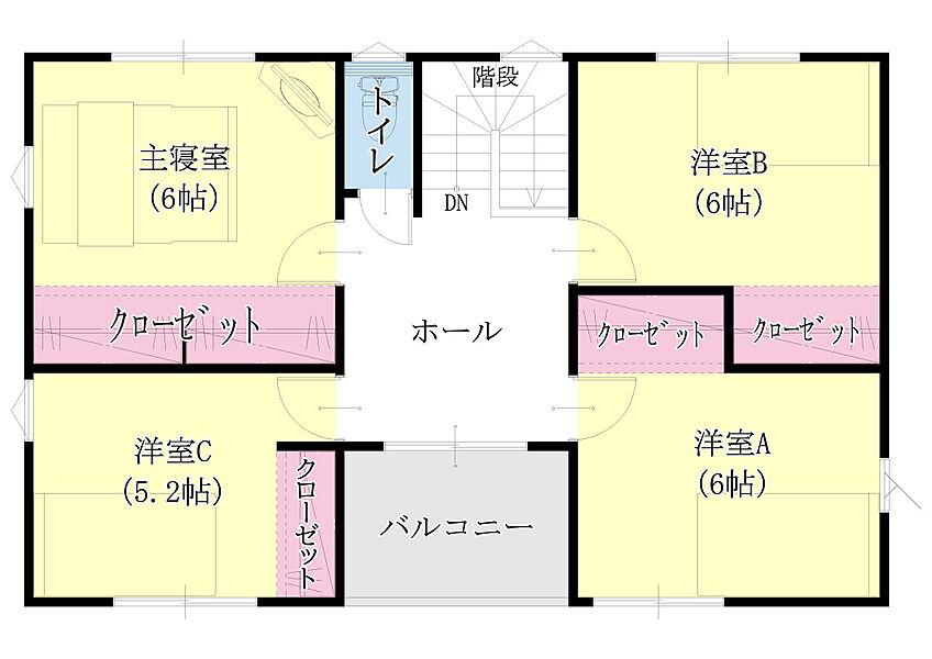 間取り　2階