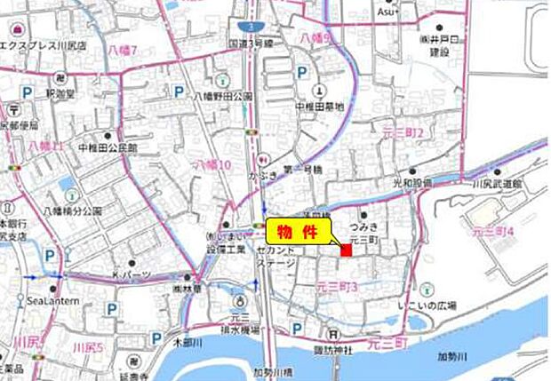 ■カーナビ：熊本市南区元三町３丁目２ー１０６付近