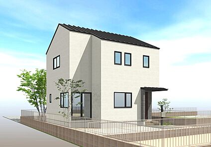 ◆2号地／外観完成予想パース◆