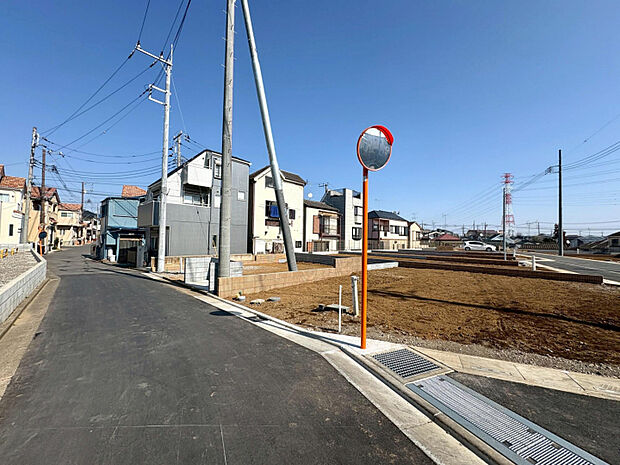 現地前面道路（2026.2月撮影）　