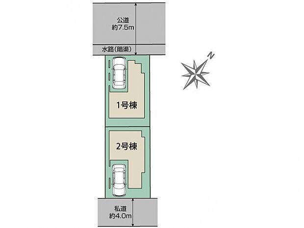 川口市柳崎1丁目2棟 区画図