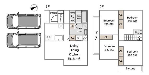 参考プラン（建物込5,980万円、土地面積151.32m2、建物面積95.76m2）期間限定！建物フリープランにつき、お客様のご要望をお聞かせください！