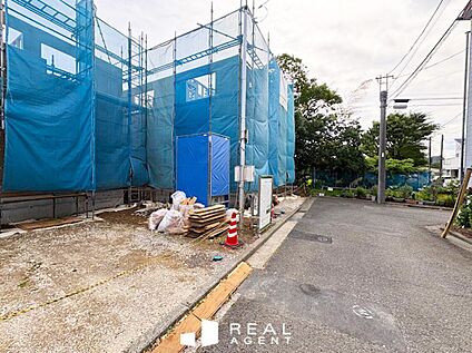 現地前面道路