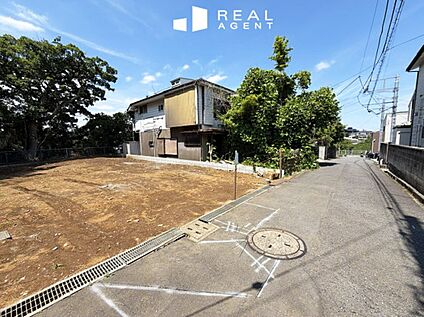 現地前面道路