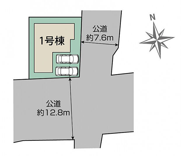福岡市早良区脇山2丁目1棟 区画図