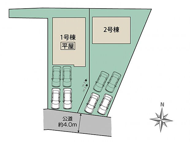 糟屋郡新宮町大字湊2棟 区画図