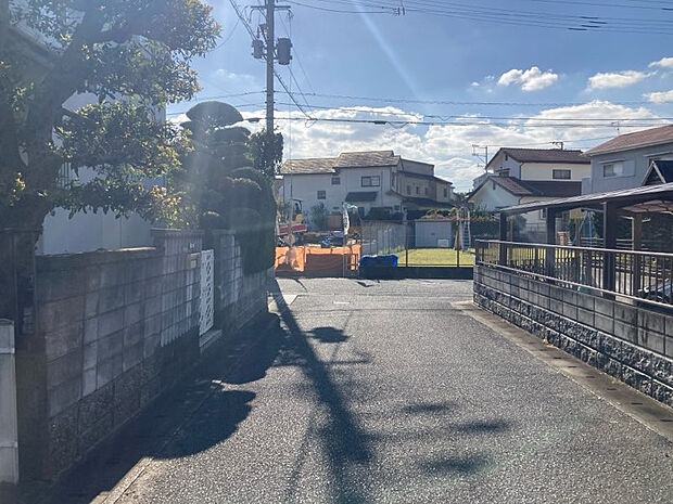 【現地写真】前面道路　西5.0m公道、南6.0m公道