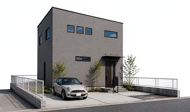 【12号地モデルハウス建築中】12月完成予定!
「家族が集うゆったりLDK」と「水まわりをまとめた家事動線」で、毎日の暮らしに心地よさを生む収納充実の家。※外観パース
