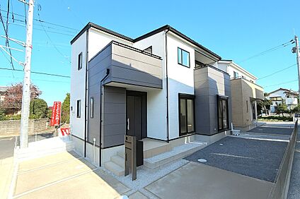 【１号棟　現地外観写真】