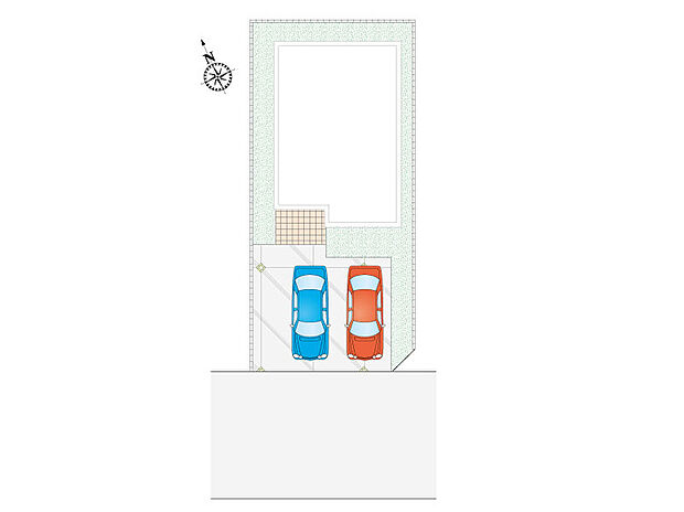 【3LDK】並列2台駐車可能です！
時間を有効活用できる宅配ボックス付き！