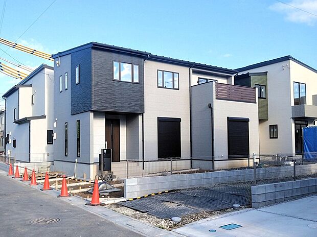 【【3号棟　現地写真】】現在、内装＆外構整備の工事中
