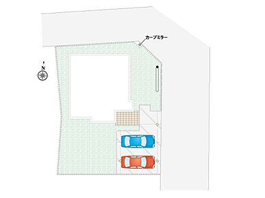 並列2台駐車可能です！
時間を有効活用できる宅配ボックス付き♪ 