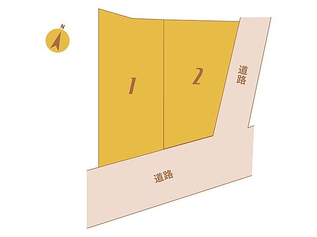 【【全体区画図】】教育施設や商業施設が徒歩圏内に揃う、暮らしやすい周辺環境です！