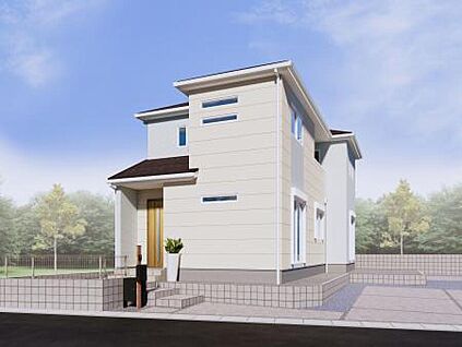 【3号棟　建物外観イメージパース】