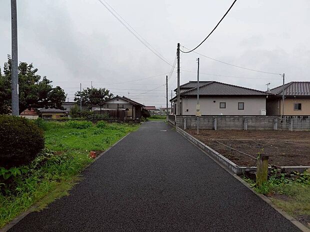 【【前面道路】】東側公道４ｍに接道しています。（2026年7月６日撮影）