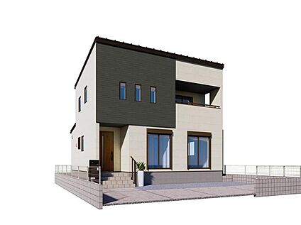 【3号棟　外観完成イメージ】