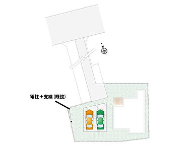 2台駐車可能です！
時間を有効活用できる宅配ボックス付き♪ 