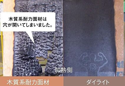 燃えにくいダイライトが火災から住まいを守ります☆