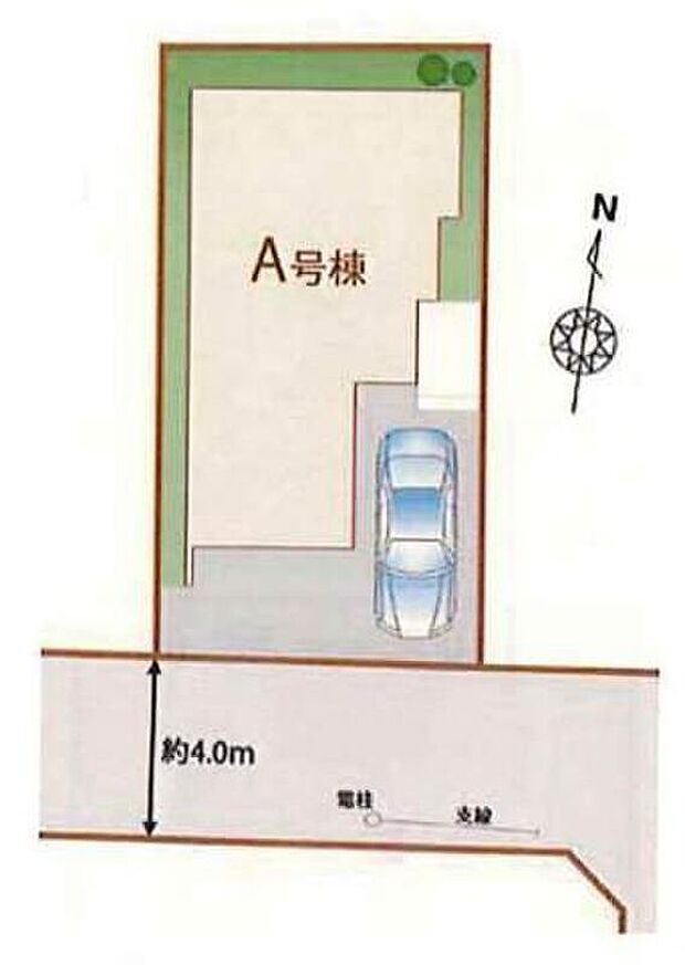 【区画図】9990万円、3LDK+S（納戸）、土地面積97.44m2、建物面積96.05m2 住環境良好な人気の低層住居専用地域に立地しております。守られた環境は、お子様との暮らしにもおすすめです。