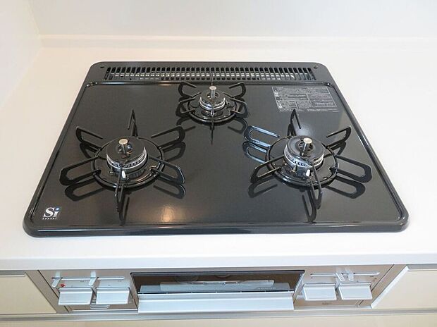 【その他設備】☆3口ガスコンロ☆火力にこだわるお料理上手な方も大満足の3口コンロです♪