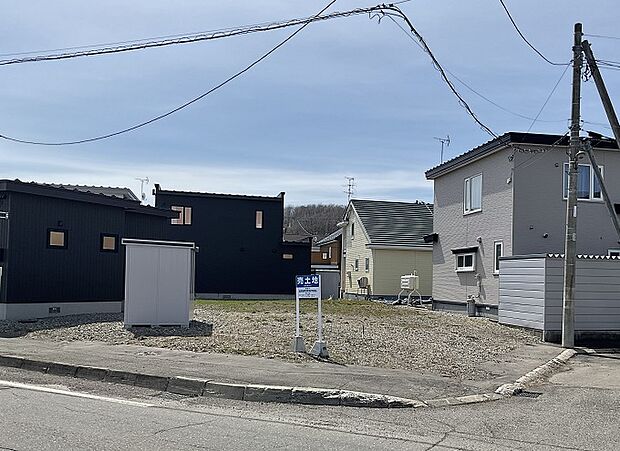 【北から撮影】67.86坪!ゆとりの敷地でお好みの外構計画を♪(2025年4月撮影)